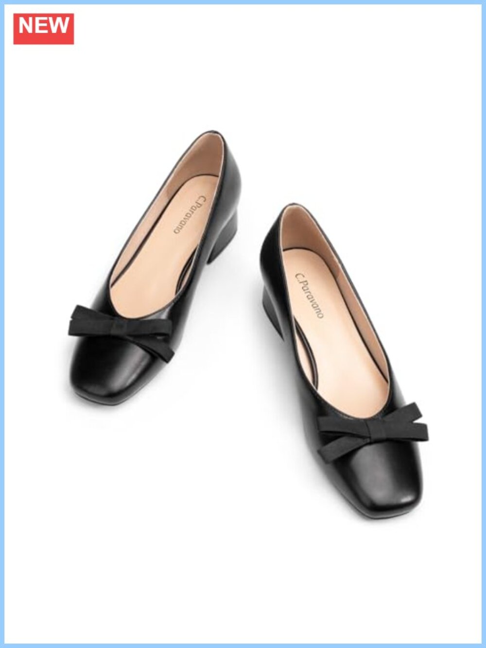 Chunky Block Heel Square Toe Pumps Dressy Casual Comfort